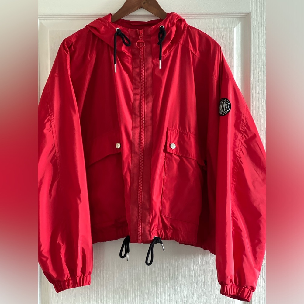 DKNY Cropped Windbreaker Jacket